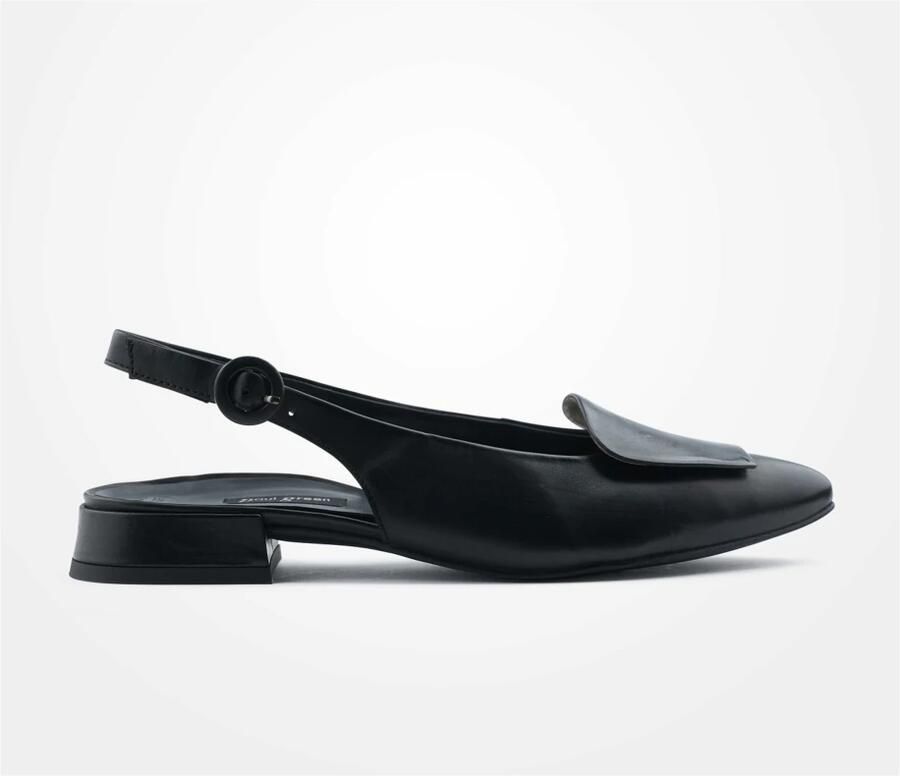 PAUL GREEN Slingbacks Dames 6090 Maat: 38 Materiaal: Leer Kleur: Zwart - Foto 5
