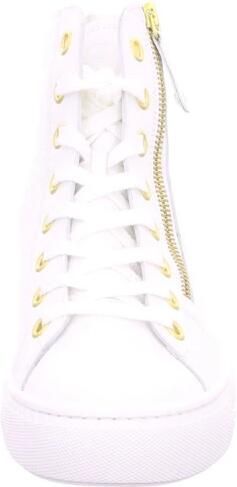 Paul Green 4024 Hoge sneakers Leren Sneaker Dames Wit - Foto 6