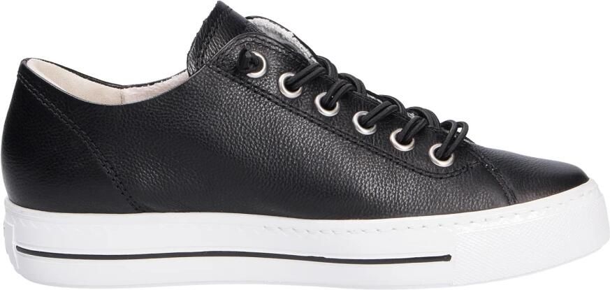 Paul Green 4081 Lage sneakers Leren Sneaker Dames Zwart - Foto 6