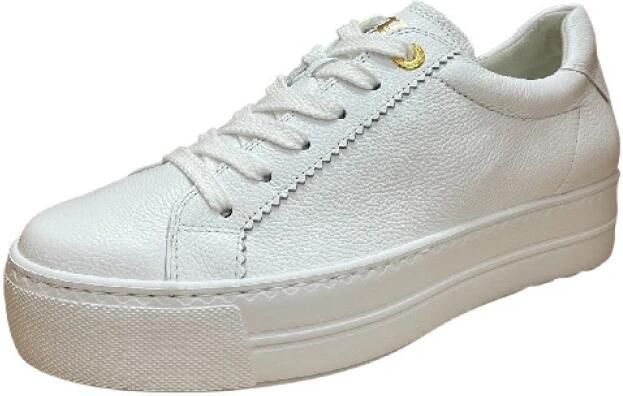 PAUL GREEN Lage Sneakers Dames 5241 Maat: 37 Materiaal: Leer Kleur: Wit - Foto 6