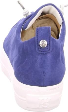 Paul Green Comfortabele Veloursleren Sportschoenen Blue Dames - Foto 6