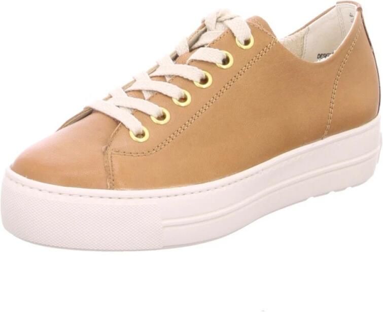 Paul Green 4790~~~~~~~~~~~~~~~~~~~~~~~~~~ Lage sneakersDames sneakers Cognac - Foto 3