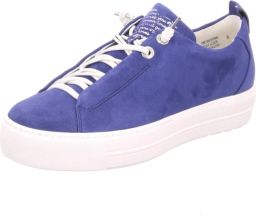 Paul Green Comfortabele Veloursleren Sportschoenen Blue Dames
