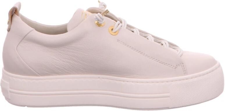 PAUL GREEN Lage Sneakers Dames 5017 Leer Wit