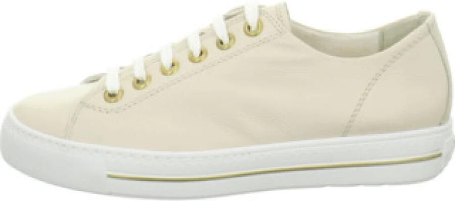 Paul Green 4704 Lage sneakers Leren Sneaker Dames Beige - Foto 3