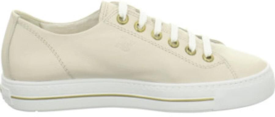 Paul Green 4704 Lage sneakers Leren Sneaker Dames Beige - Foto 4