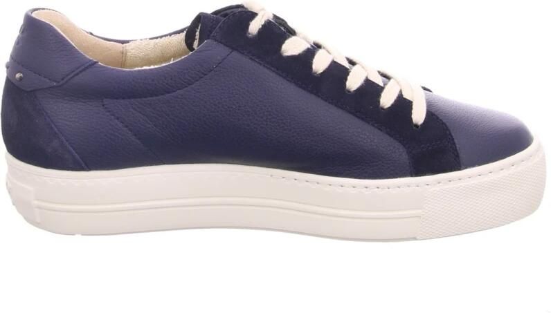 Paul Green Dames leren sneaker met textielvoering - Foto 2