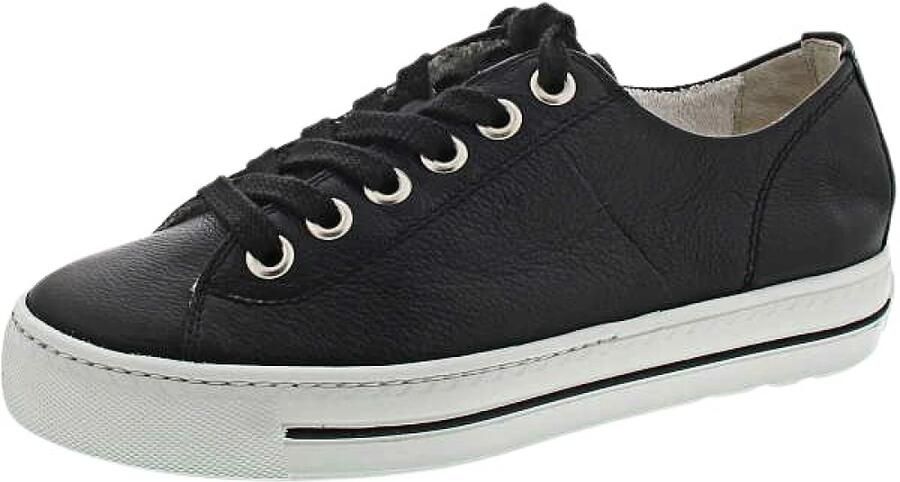 Paul Green Stijlvolle damessneakers van leer Black Dames - Foto 3