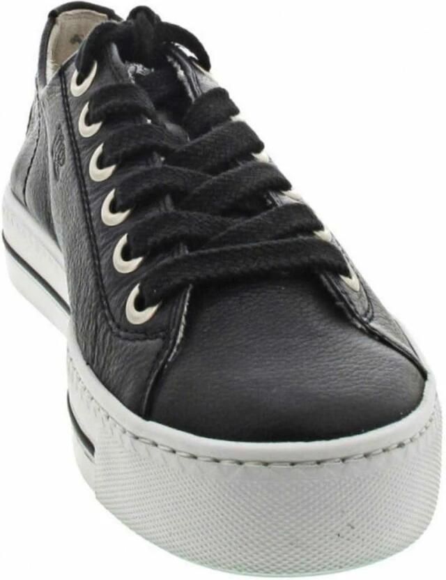 Paul Green Stijlvolle damessneakers van leer Black Dames - Foto 2