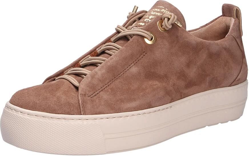 PAUL GREEN Lage Sneakers Dames 5017s Suède Taupe - Foto 10