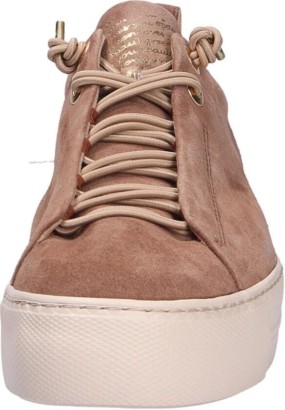 PAUL GREEN Lage Sneakers Dames 5017s Suède Taupe - Foto 9