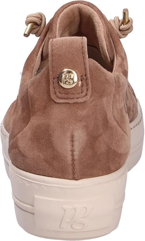 PAUL GREEN Lage Sneakers Dames 5017s Suède Taupe - Foto 11