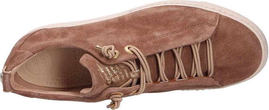 PAUL GREEN Lage Sneakers Dames 5017s Suède Taupe - Foto 13