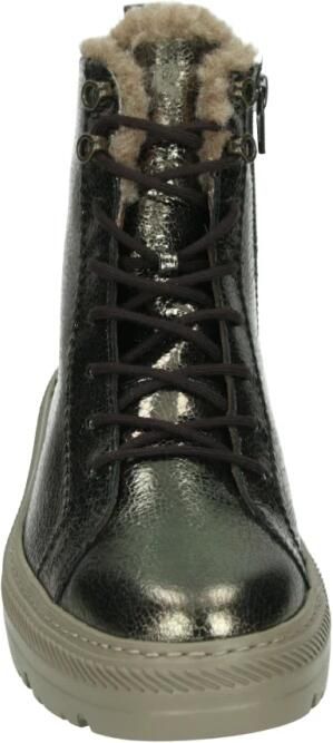 Paul Green 5287~~~~~~~~~~~~~~~~~~~~~~~~~~ Hoge sneakersVeterlaarzenDames veterschoenenDames sneakersHalf-hoge schoenen Metallics - Foto 2