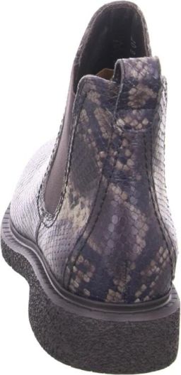 Paul Green Chelsea boots ecru donkerbruin