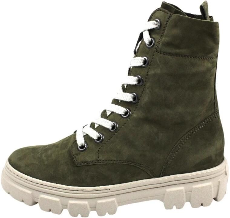 Paul Green Groene Bootie 9970 in Groen Green Dames