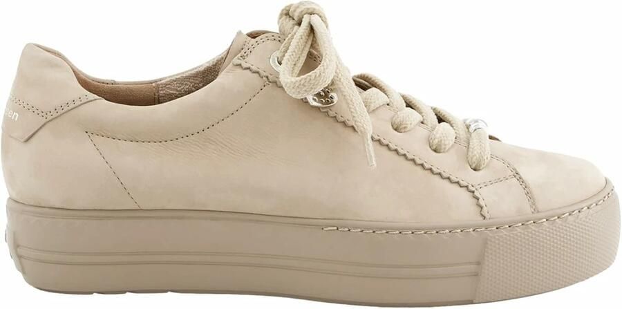 Paul Green Sneakers laag donkerbeige
