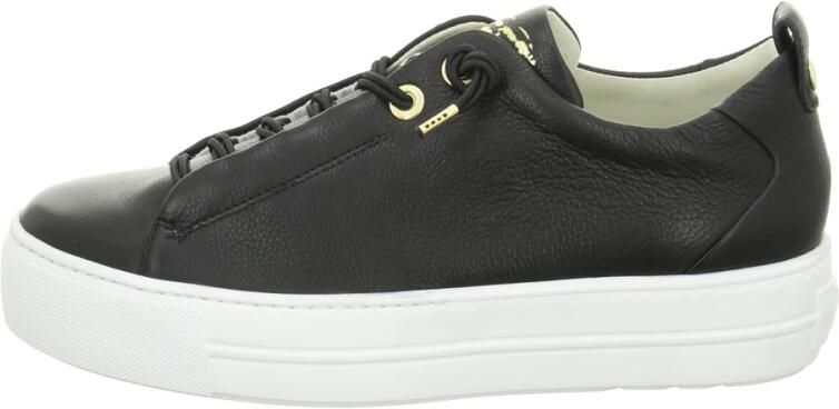 Paul Green 5017 Lage sneakers Leren Sneaker Dames Zwart - Foto 7