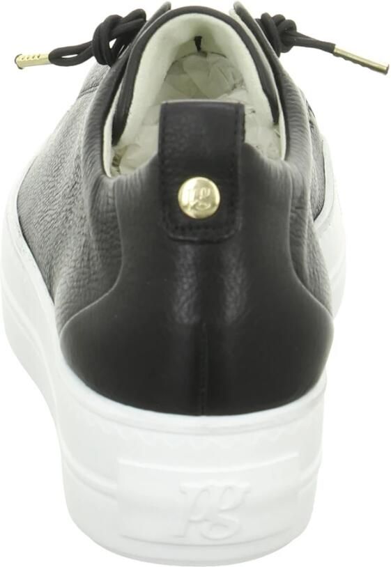 Paul Green 5017 Lage sneakers Leren Sneaker Dames Zwart - Foto 6
