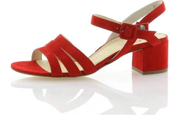 Paul Green Rode sleehak sandalen voor vrouwen