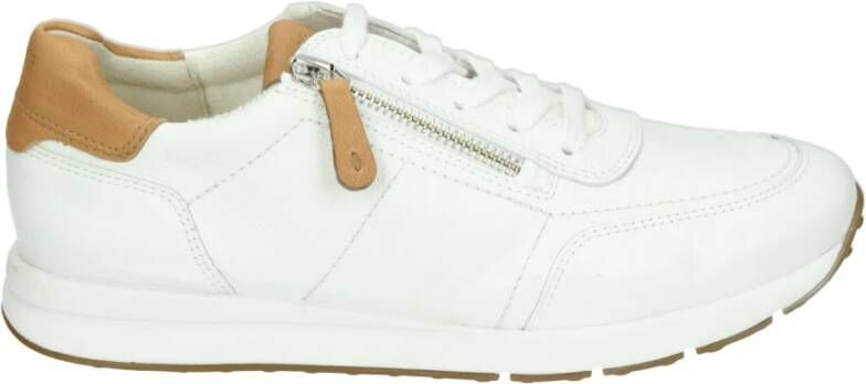 Paul Green 4085~~~~~~~~~~~~~~~~~~~~~~~~~~ Lage sneakers Dames sneakers Wit beige