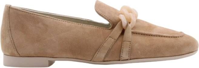 Paul Green Beige Suède Loafers met Ronde Neus Beige Dames - Foto 5