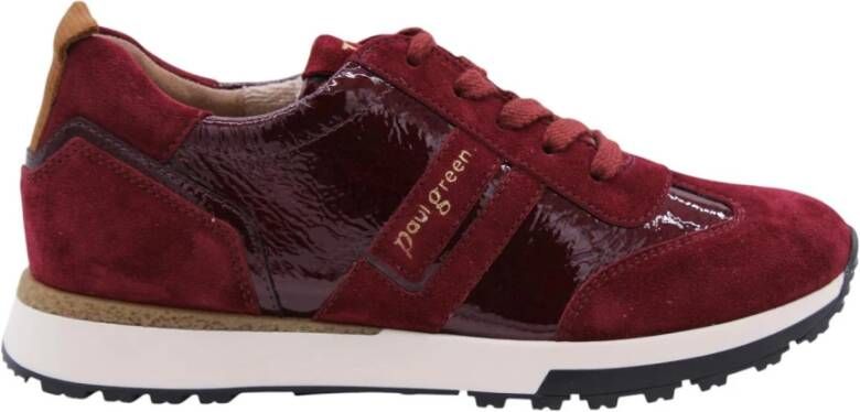 Paul Green Stijlvolle Sneaker met Poespas Details