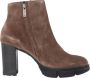 PAUL GREEN Enkelboots Dames 8005 Maat: 39 Materiaal: Suède Kleur: Taupe - Thumbnail 2