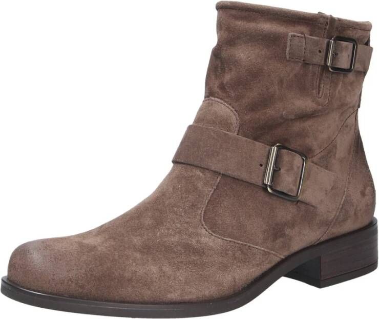 Paul Green Trendy Velours Leren Enkellaars