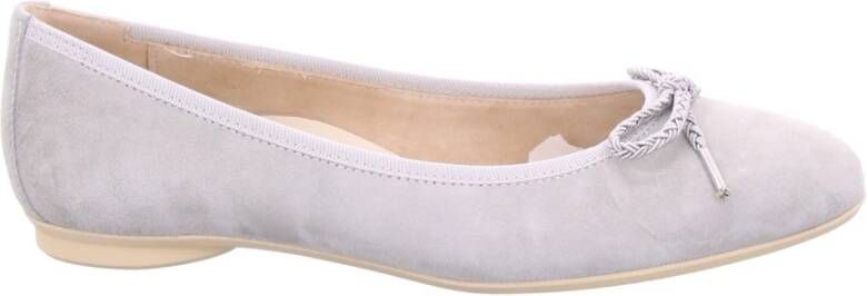Paul Green Velours Ballerina's met Rubberen Zool - Foto 2