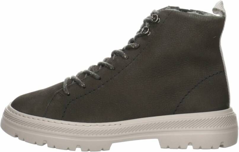 Paul Green Dames Veterschoenen met Warme Voering Gray Dames