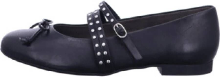 Paul Green Zwarte Dames Ballerina's Elegante Schoenen