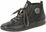 Paul Green Zwarte damessneakers met nepbont - Thumbnail 1