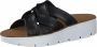 PAUL GREEN Slippers Dames 7641 Maat: 39 Materiaal: Leer Kleur: Zwart - Thumbnail 3