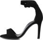 Paul Green Zwarte Suède Sandalen met Enkelband Black Dames - Thumbnail 3