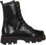 Paul Green Zwarte Veterschoen - Thumbnail 1