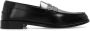 PS By Paul Smith Zwarte Leren Loafer Mocassin Schoenen Black Heren - Thumbnail 4