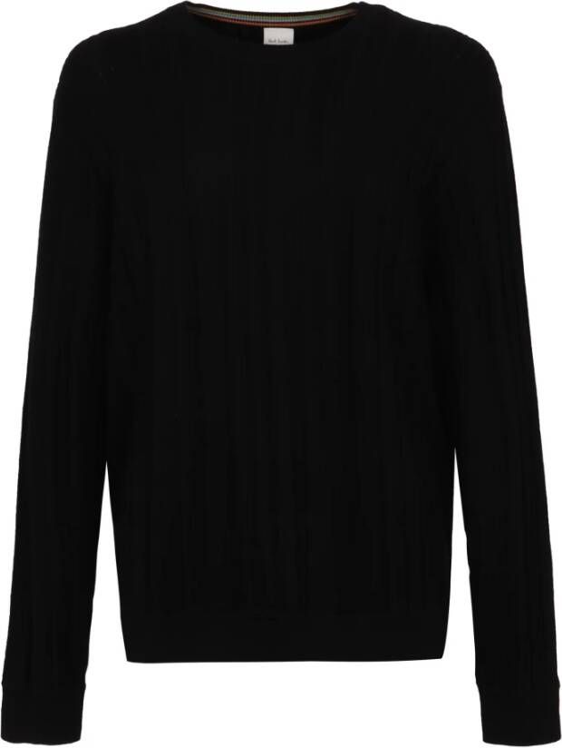 Paul Smith Merino wollen trui met geribbelde boorden