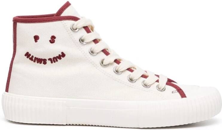 Paul Smith Off White High-Top Sneakers Wit Dames