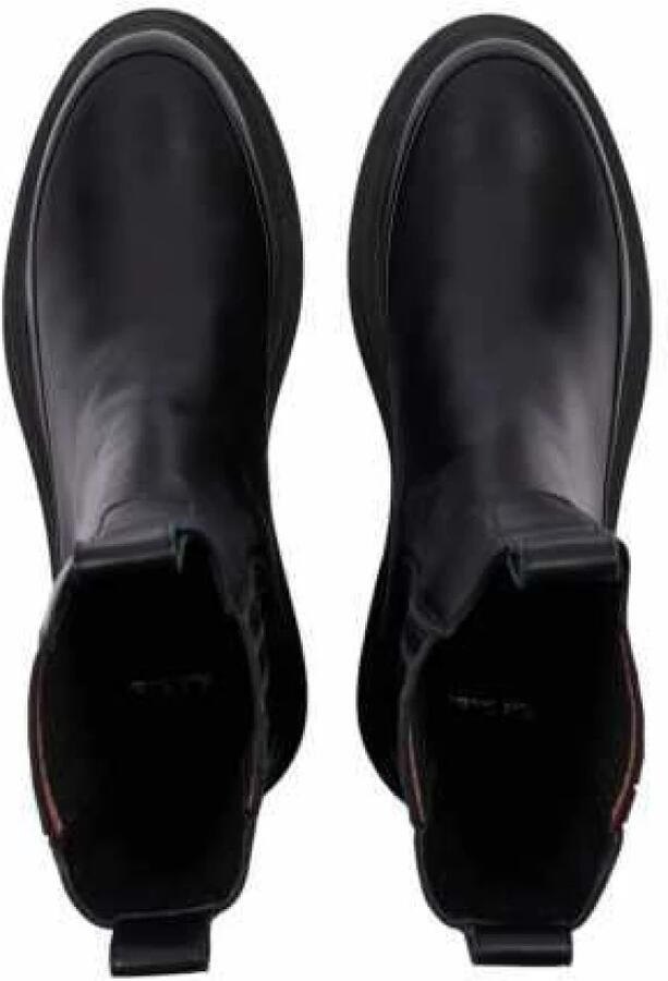 PS By Paul Smith Zwarte leren enkellaarzen Dalias model - Foto 2