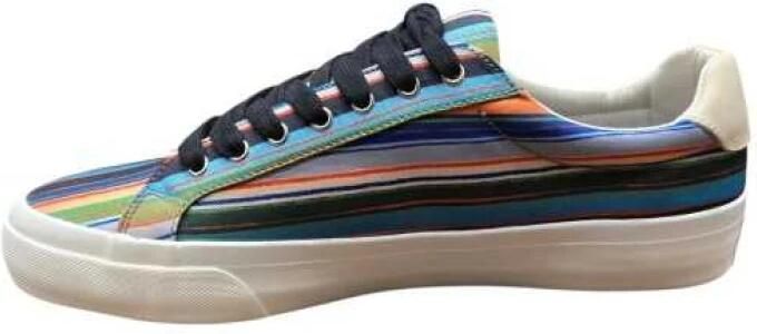 Paul Smith Gestreept canvas sneakers