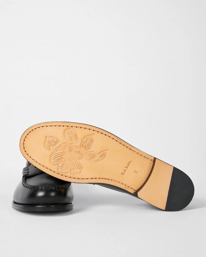 PS By Paul Smith Teddy leren loafers Black Heren - Foto 2