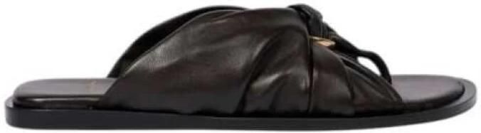 Paul Smith Slippers met teenstuk en strik