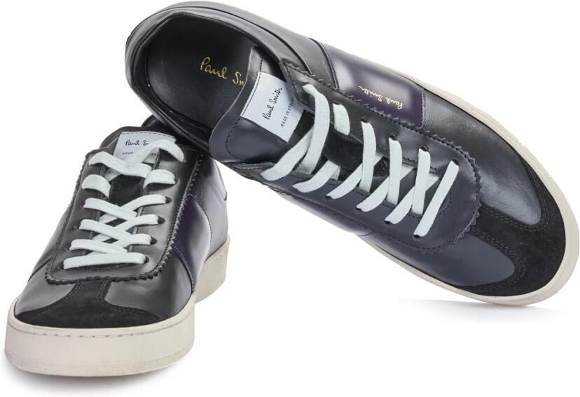Paul Smith Zwarte lage leren sneakers