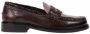 Paul Smith Python Effect Leren Mocassins in Roze en Bruin Multicolor Dames - Thumbnail 1