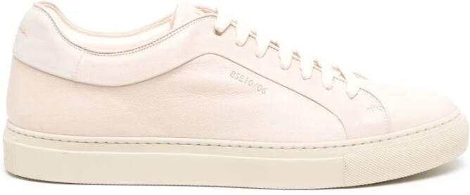 PS By Paul Smith Beige Sneakers Suede Patch White Heren