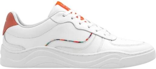 Paul Smith Witte Swirl Band Lage Sneakers White Dames