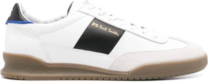 Paul Smith Witte Sneakers met Merkhiel