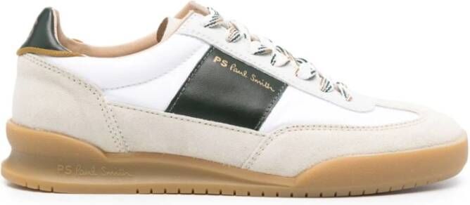 Paul Smith Witte Sneakers met Multikleurige Panelen White Heren