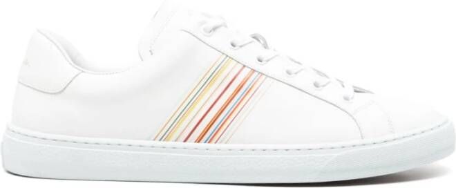 Paul Smith Witte Sneakers met Veters en Rubberen Zool